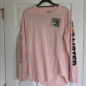 Pink Hollister Color Changing Long Sleeve Tee